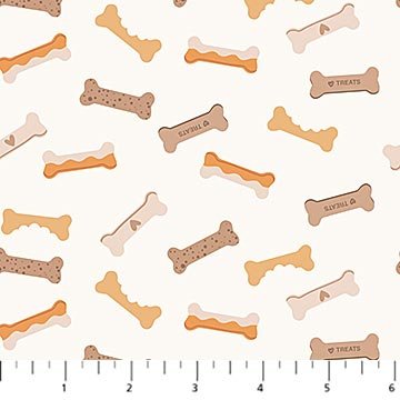 PRE - Order Always By My Side by Figo Studio - Treats 91327 - 11 Cream - Half Yard - August 2026 - Modern Fabric Shoppe