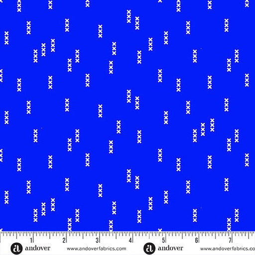 PRE - Order Amsterdam by Libs Elliott - Arms A - 1686 - B Cobalt - Half Yard - November 2025 - Modern Fabric Shoppe