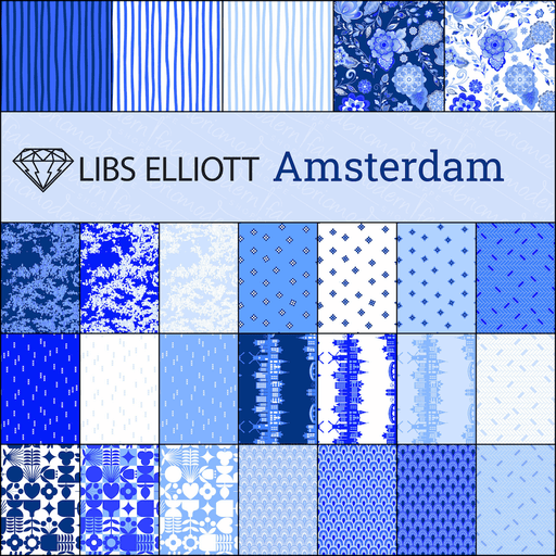 PRE - Order Amsterdam by Libs Elliott - Fat Quarter Bundle - November 2025 - Modern Fabric Shoppe