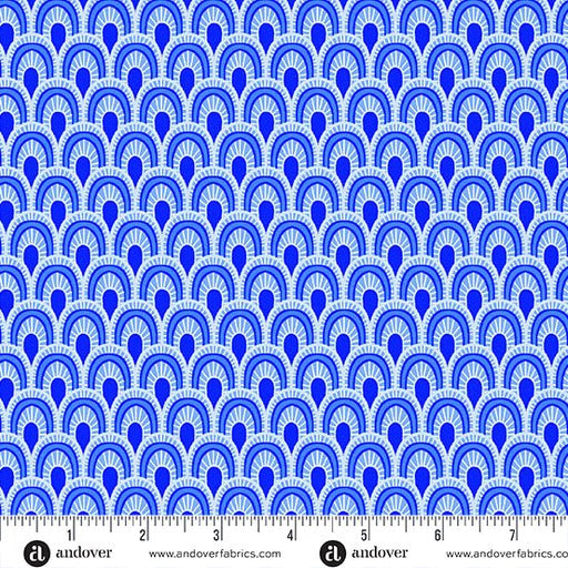 PRE - Order Amsterdam by Libs Elliott - Zander A - 1687 - LB Delftware - Half Yard - November 2025 - Modern Fabric Shoppe