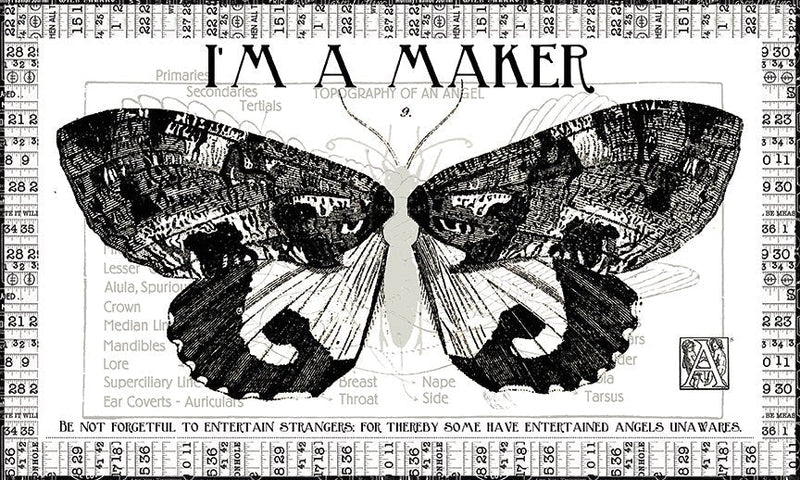 PRE - ORDER Angel Maker Mural Panel Quilt Kit featuring She Who Sews by J. Wecker Frisch - November 2026 - Modern Fabric Shoppe