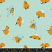 PRE - ORDER Animal Animal - Collaboration by Ruby Star Society - Capybara RS 5164 13 - Minty - Half Yard - February 2025 - Modern Fabric Shoppe