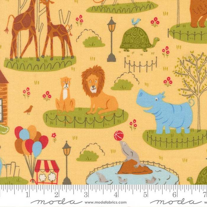 PRE - ORDER Animal Park Fun by Stacy Lest Hsu - Banana 20960 19 - Half Yard - January 2026 - Modern Fabric Shoppe