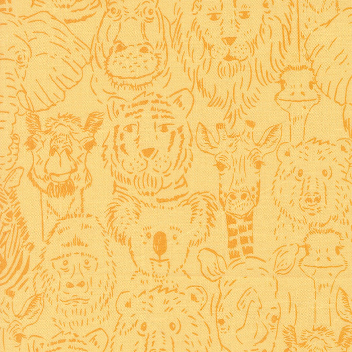 PRE - ORDER Animal Park Fun by Stacy Lest Hsu - Banana 20962 19 - Half Yard - January 2026 - Modern Fabric Shoppe