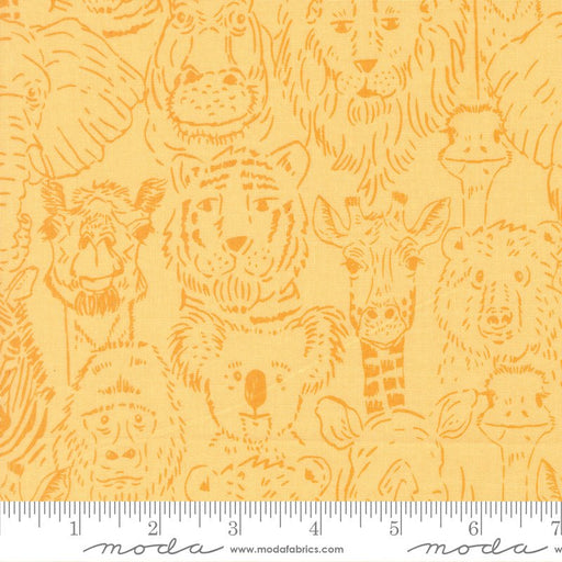 PRE - ORDER Animal Park Fun by Stacy Lest Hsu - Banana 20962 19 - Half Yard - January 2026 - Modern Fabric Shoppe