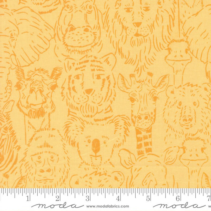 PRE - ORDER Animal Park Fun by Stacy Lest Hsu - Banana 20962 19 - Half Yard - January 2026 - Modern Fabric Shoppe
