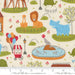 PRE - ORDER Animal Park Fun by Stacy Lest Hsu - Dove 20960 11 - Half Yard - January 2026 - Modern Fabric Shoppe