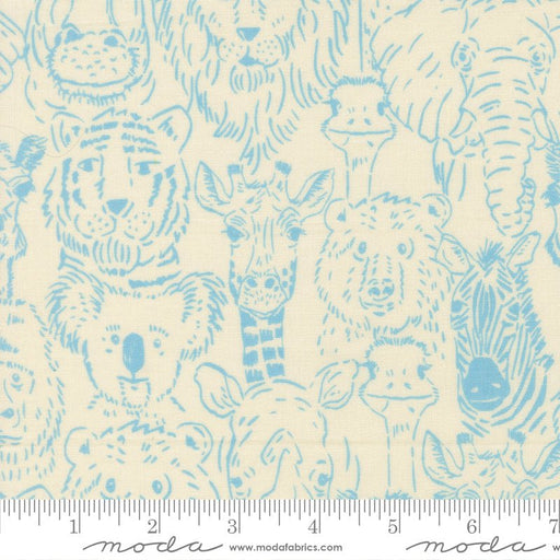 PRE - ORDER Animal Park Fun by Stacy Lest Hsu - Dove 20962 11 - Half Yard - January 2026 - Modern Fabric Shoppe