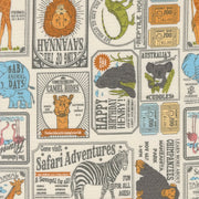 PRE - ORDER Animal Park Fun by Stacy Lest Hsu - Dove 20965 11 - Half Yard - January 2026 - Modern Fabric Shoppe