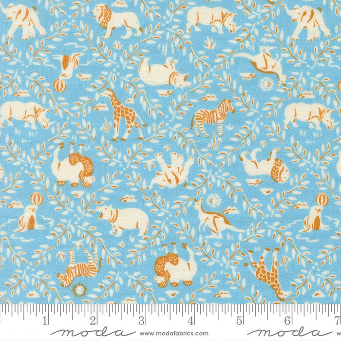 PRE - ORDER Animal Park Fun by Stacy Lest Hsu - Sky 20964 13 - Half Yard - January 2026 - Modern Fabric Shoppe
