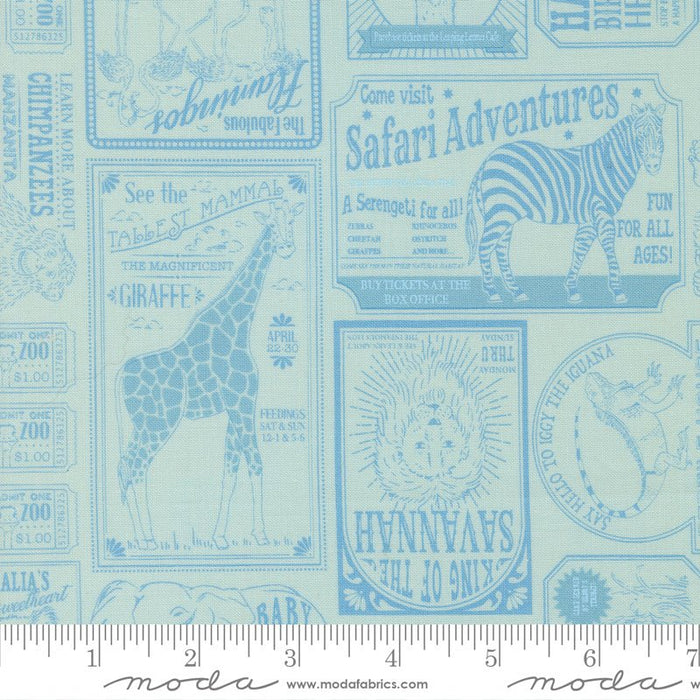 PRE - ORDER Animal Park Fun by Stacy Lest Hsu - Water 20965 14 - Half Yard - January 2026 - Modern Fabric Shoppe