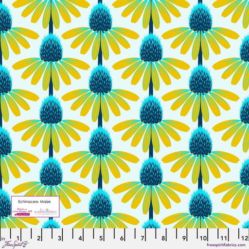 PRE-ORDER Anna Maria Horner Love Always AM, Echinacea PWAH075.MAIZE- Half Yard - Modern Fabric Shoppe