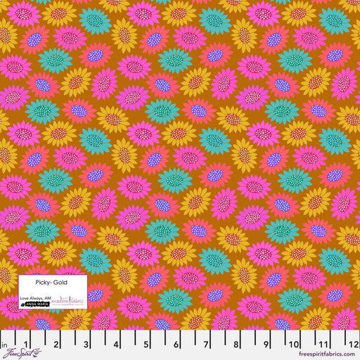 PRE-ORDER Anna Maria Horner Love Always AM- Picky PWAH159.GOLD- Half Yard- July 2023 - Modern Fabric Shoppe