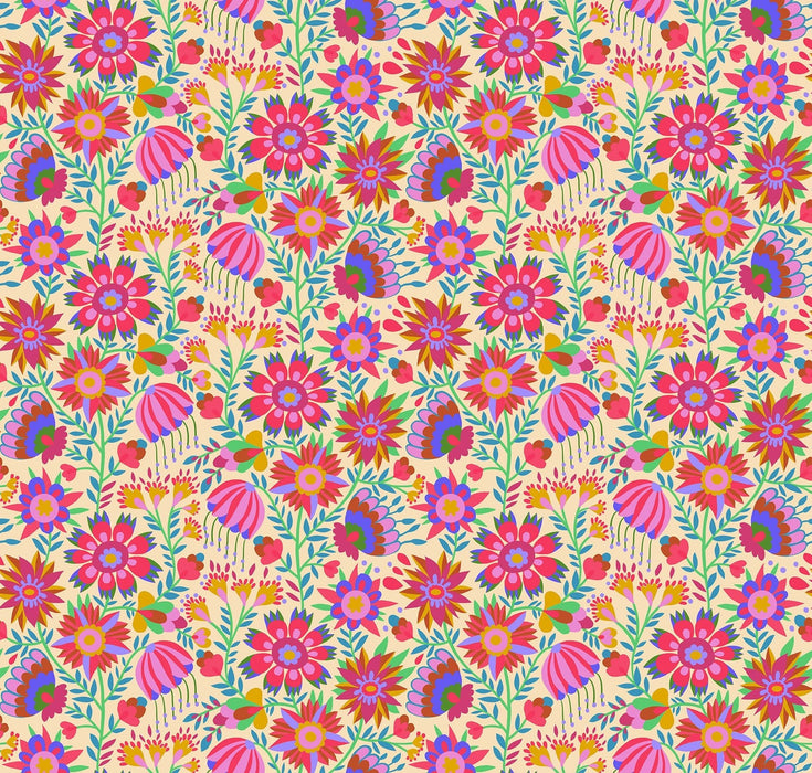 PRE - Order Anna Maria Textiles - Allegory - Charmed AMT142 - 11C Cream - Half Yard - December 2025 - Modern Fabric Shoppe