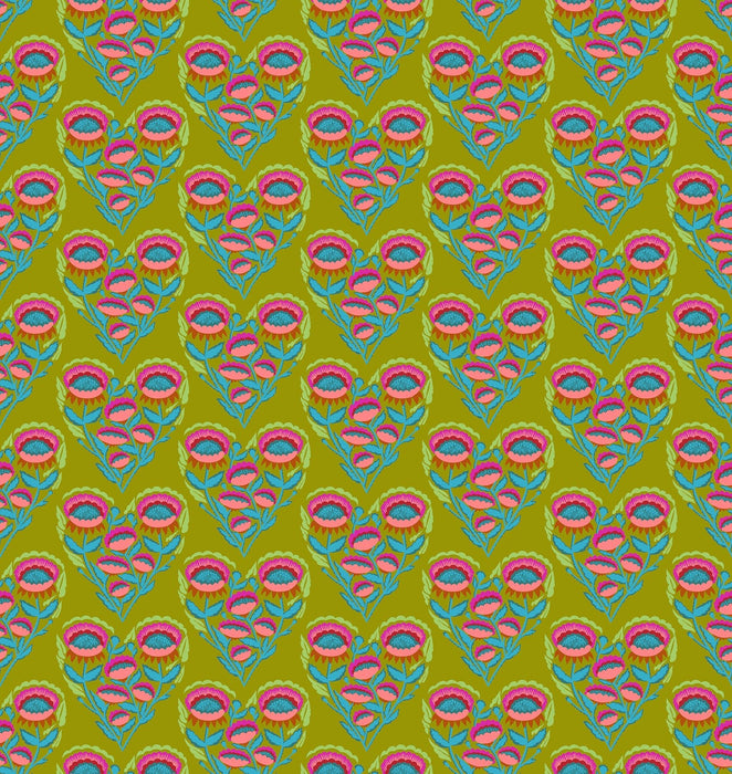 PRE - Order Anna Maria Textiles - Allegory - Pitterpat AMT143 - 71L Lichen - Half Yard - December 2025 - Modern Fabric Shoppe