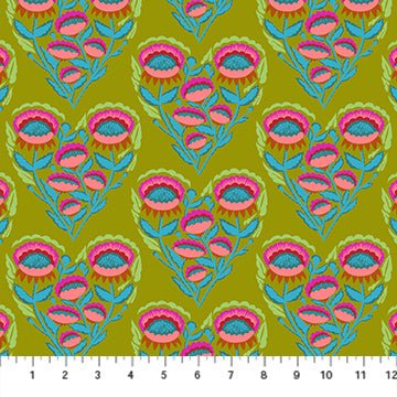 PRE - Order Anna Maria Textiles - Allegory - Pitterpat AMT143 - 71L Lichen - Half Yard - December 2025 - Modern Fabric Shoppe