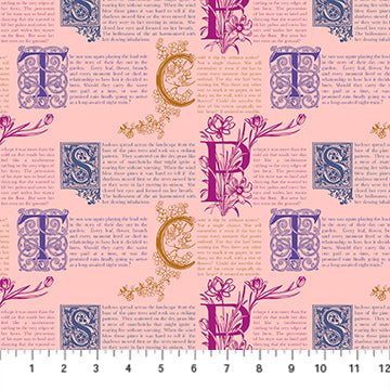 PRE - Order Anna Maria Textiles - Allegory - Prose AMT148 - 20L Blush - Half Yard - December 2025 - Modern Fabric Shoppe