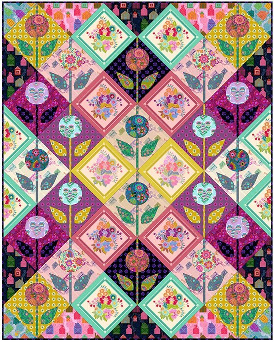 PRE - Order Anna Maria Textiles - Allegory Quilt Kit featuring Allegory - December 2025 - Modern Fabric Shoppe