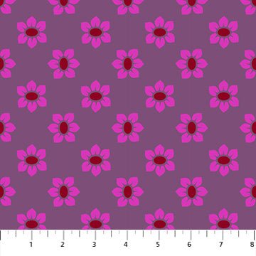 PRE - Order Anna Maria Textiles - Allegory - Stamped AMT145 - 83V Plum - Half Yard - December 2025 (Copy) - Modern Fabric Shoppe