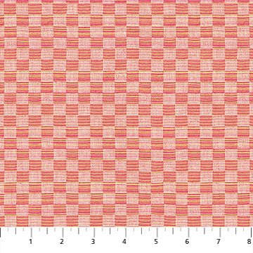 PRE - Order Anna Maria Textiles - Check Mates - Gameboard AMT109 - 14L Rose - Half Yard - February 2026 - Modern Fabric Shoppe