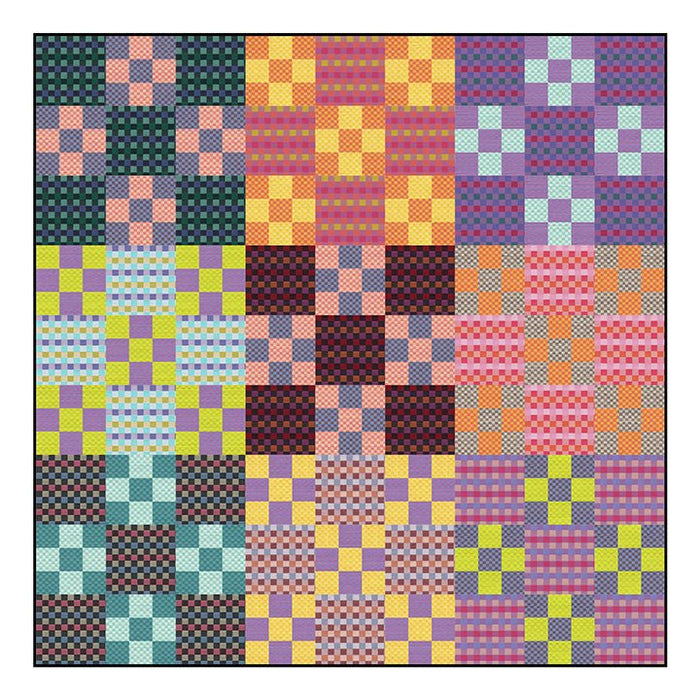 PRE - Order Anna Maria Textiles - Check Mates Quilt Kit featuring Check Mates - February 2026 - Modern Fabric Shoppe