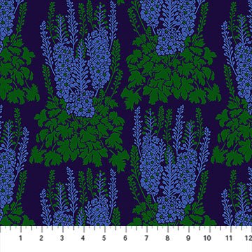 PRE - Order Anna Maria Textiles - Clean Cut - Soiree AMT182 - 47L Royal - Half Yard - September 2026 - Modern Fabric Shoppe