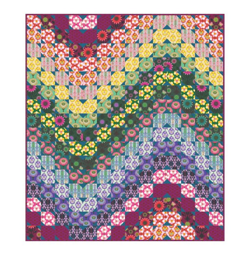 PRE - Order Anna Maria Textiles - Colour Wave Quilt Kit featuring Iconic - April 2025 - Modern Fabric Shoppe