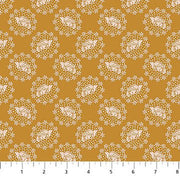 PRE - Order Anna Maria Textiles - Cozy Christmas - Peaceful AMT163 - 55V Honey - Half Yard - April 2026 - Modern Fabric Shoppe
