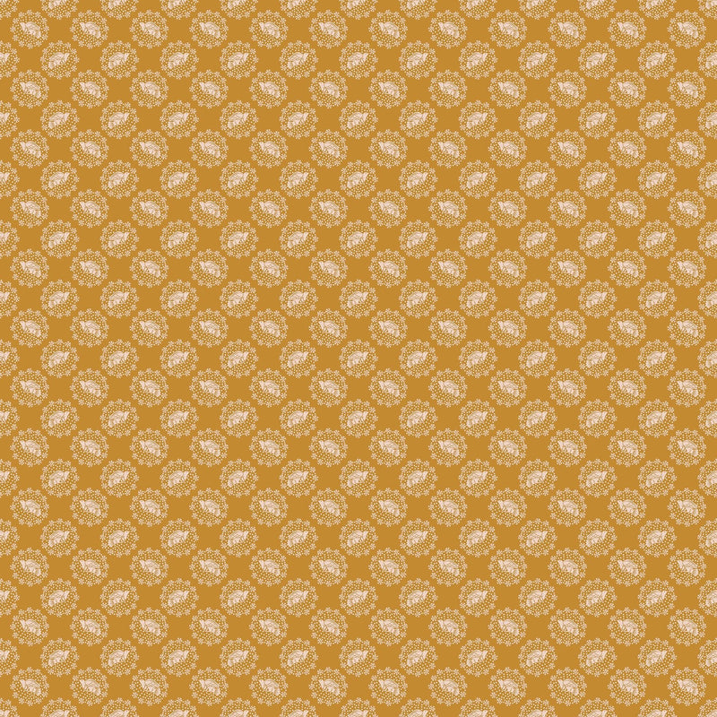 PRE - Order Anna Maria Textiles - Cozy Christmas - Peaceful AMT163 - 55V Honey - Half Yard - April 2026 - Modern Fabric Shoppe