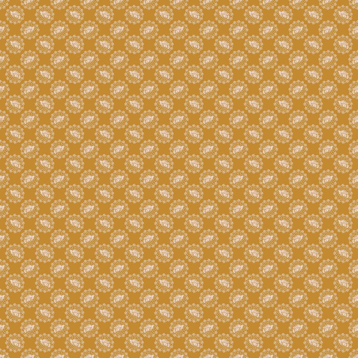 PRE - Order Anna Maria Textiles - Cozy Christmas - Peaceful AMT163 - 55V Honey - Half Yard - April 2026 - Modern Fabric Shoppe