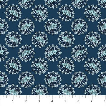 PRE - Order Anna Maria Textiles - Cozy Christmas - Peaceful AMT163 - 62L Solstice - Half Yard - April 2026 - Modern Fabric Shoppe