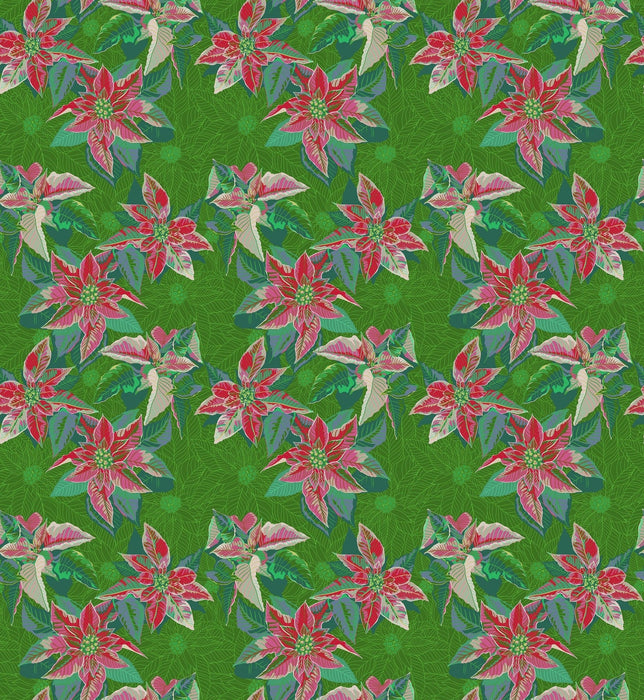 PRE - Order Anna Maria Textiles - Cozy Christmas - Poinsettia AMT166 - 72C Housewarming - Half Yard - April 2026 - Modern Fabric Shoppe
