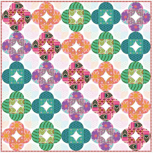 PRE - Order Anna Maria Textiles - Dainty Tray Quilt Kit featuring Jumpstart - August 2025 - Modern Fabric Shoppe