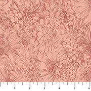 PRE-Order Anna Maria Textiles- Gentle Rendering- Bounty AMT206-23V Peach- Half Yard- April 2027 - Modern Fabric Shoppe
