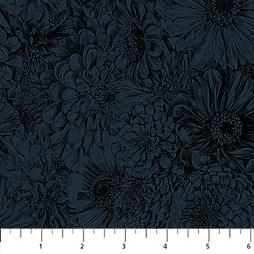 PRE-Order Anna Maria Textiles- Gentle Rendering- Bounty CLAMT105-99L Midnight- Half Yard- April 2027 - Modern Fabric Shoppe