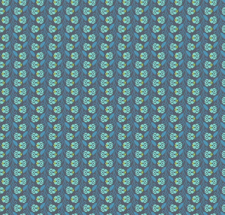 PRE - Order Anna Maria Textiles - Heiress - Curled Vine AMT1009 - 47V Dusk - Half Yard - July 2026 - Modern Fabric Shoppe