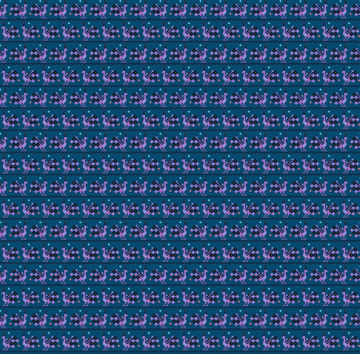 PRE - Order Anna Maria Textiles - Heiress - Peacock AMT1014 - 49L Midnight - Half Yard - July 2026 - Modern Fabric Shoppe