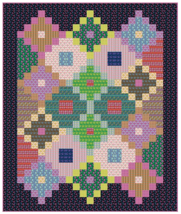 PRE - Order Anna Maria Textiles - Heiress Quilt Kit featuring Heiress - July 2026 - Modern Fabric Shoppe