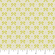 PRE - Order Anna Maria Textiles - Little Heiress - Bows AMT1019 - 50V Butter - Half Yard - November 2026 - Modern Fabric Shoppe