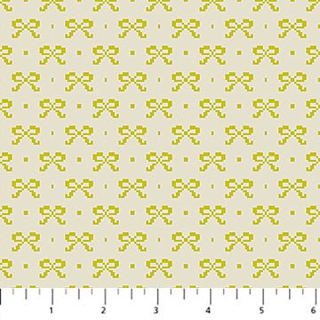 PRE - Order Anna Maria Textiles - Little Heiress - Bows AMT1019 - 50V Butter - Half Yard - November 2026 - Modern Fabric Shoppe