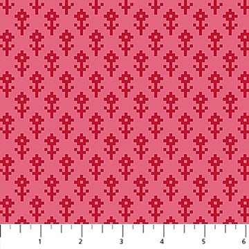 PRE - Order Anna Maria Textiles - Little Heiress - Sprout AMT1018 - 20C Rouge - Half Yard - November 2026 - Modern Fabric Shoppe