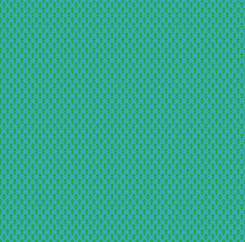 PRE - Order Anna Maria Textiles - Little Heiress - Sprout AMT1018 - 62L Cerulean - Half Yard - November 2026 - Modern Fabric Shoppe