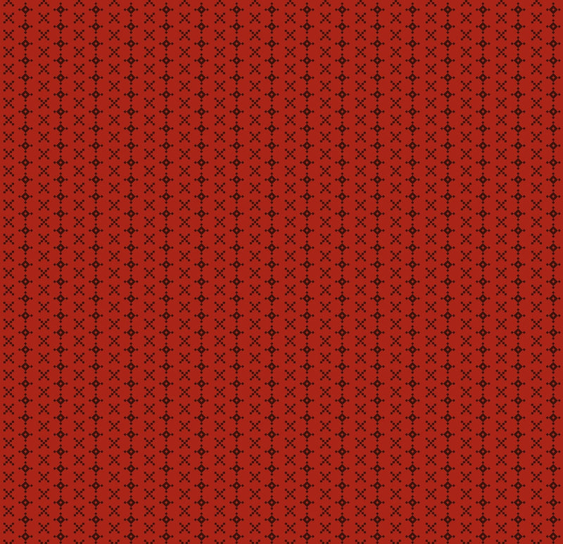 PRE - Order Anna Maria Textiles - Little Heiress - Treasure Map AMT1016 - 26L Crimson - Half Yard - November 2026 - Modern Fabric Shoppe