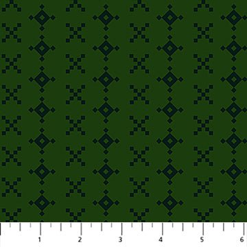 PRE - Order Anna Maria Textiles - Little Heiress - Treasure Map AMT1016 - 79V Evergreen - Half Yard - November 2026 - Modern Fabric Shoppe