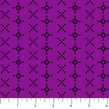 PRE - Order Anna Maria Textiles - Little Heiress - Treasure Map AMT1016 - 84C Violet - Half Yard - November 2026 - Modern Fabric Shoppe