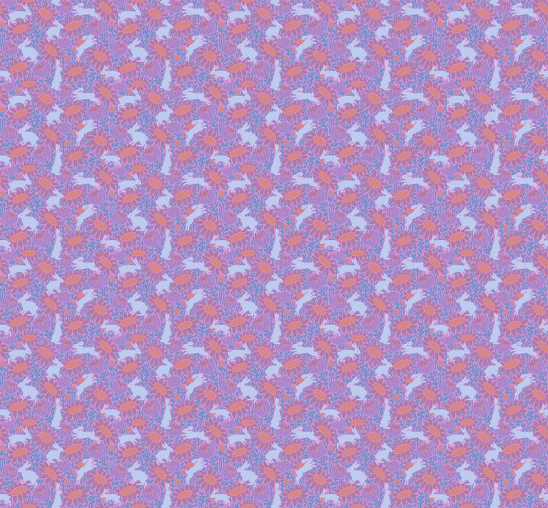 PRE - Order Anna Maria Textiles - Mosaic Menagerie - Chase AMT187 - 83V Lavender - Half Yard - December 2026 - Modern Fabric Shoppe