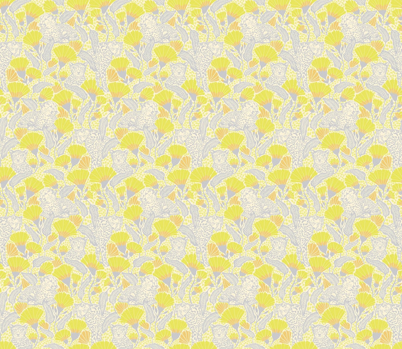 PRE - Order Anna Maria Textiles - Mosaic Menagerie - Cheetah Teeth AMT191 - 50V Meringue - Half Yard - December 2026 - Modern Fabric Shoppe