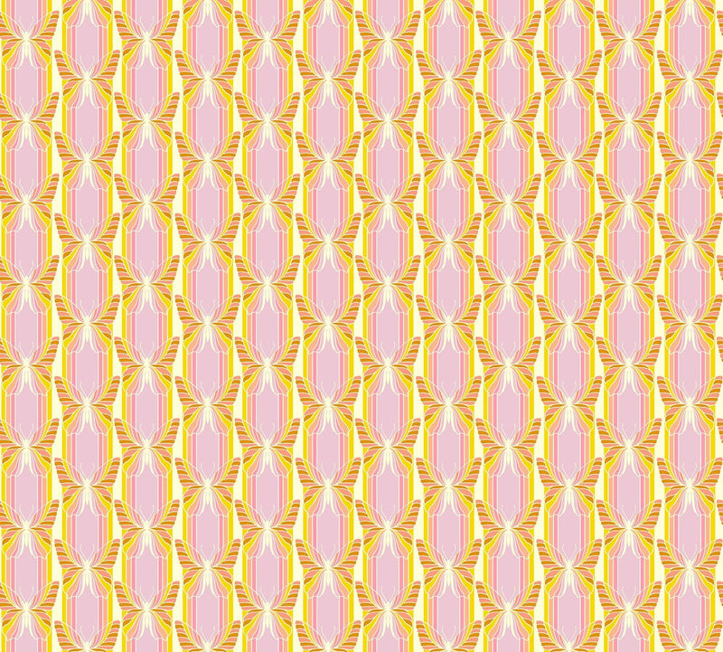 PRE - Order Anna Maria Textiles - Mosaic Menagerie - Hidden AMT189 - 52C Sunset - Half Yard - December 2026 - Modern Fabric Shoppe