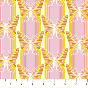 PRE - Order Anna Maria Textiles - Mosaic Menagerie - Hidden AMT189 - 52C Sunset - Half Yard - December 2026 - Modern Fabric Shoppe