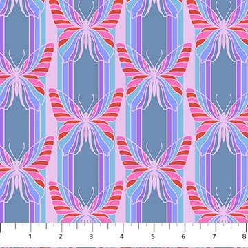 PRE - Order Anna Maria Textiles - Mosaic Menagerie - Hidden AMT189 - 62L Sporty - Half Yard - December 2026 - Modern Fabric Shoppe